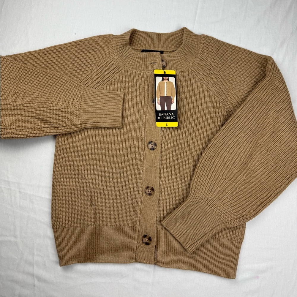 Banana Republic Women's Brown knit sweater Cardigan New